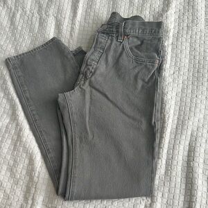 Levi's 501 Men's Charcoal Straight Jeans